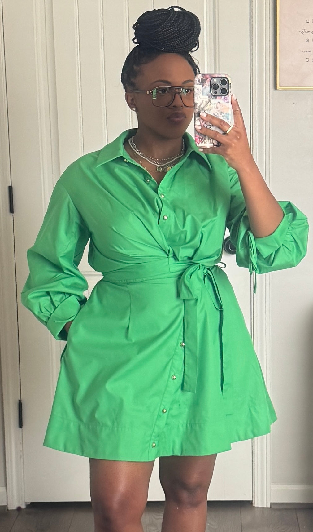 Pretty in Green Dress