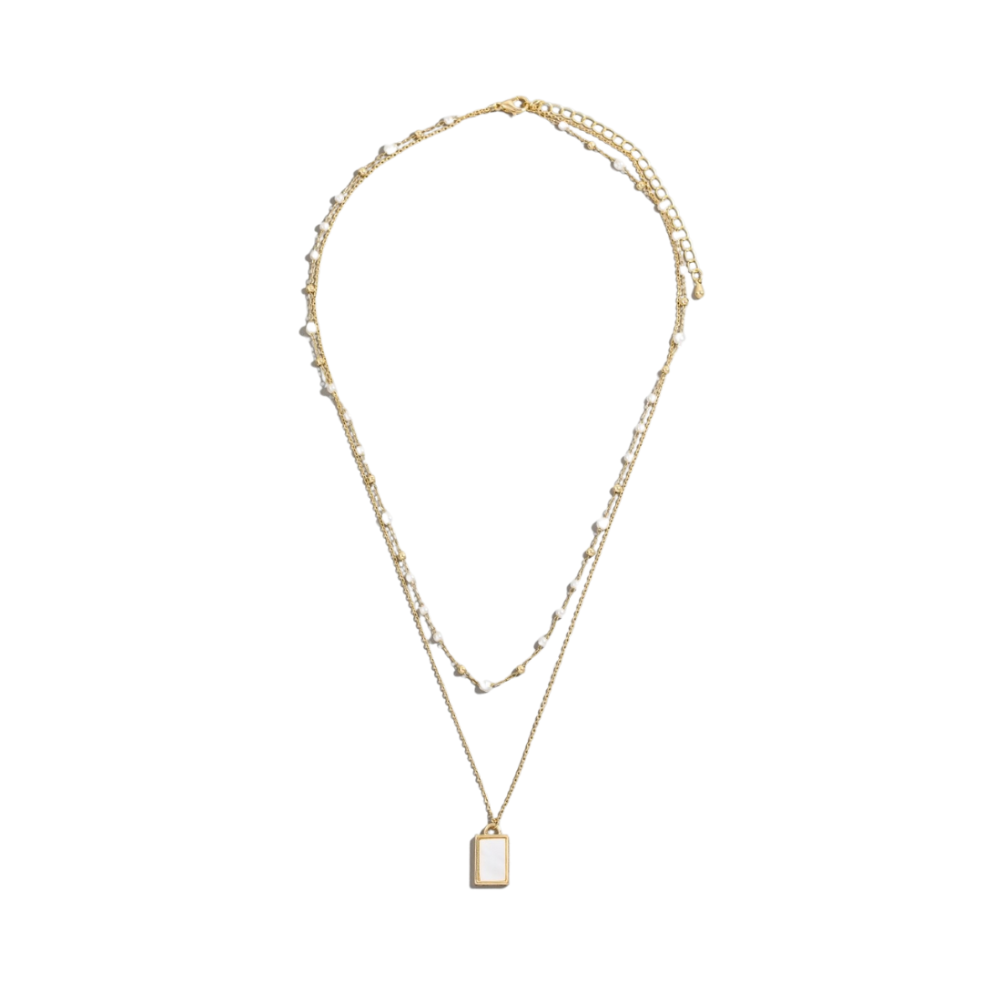 Perla Double Layered Necklace
