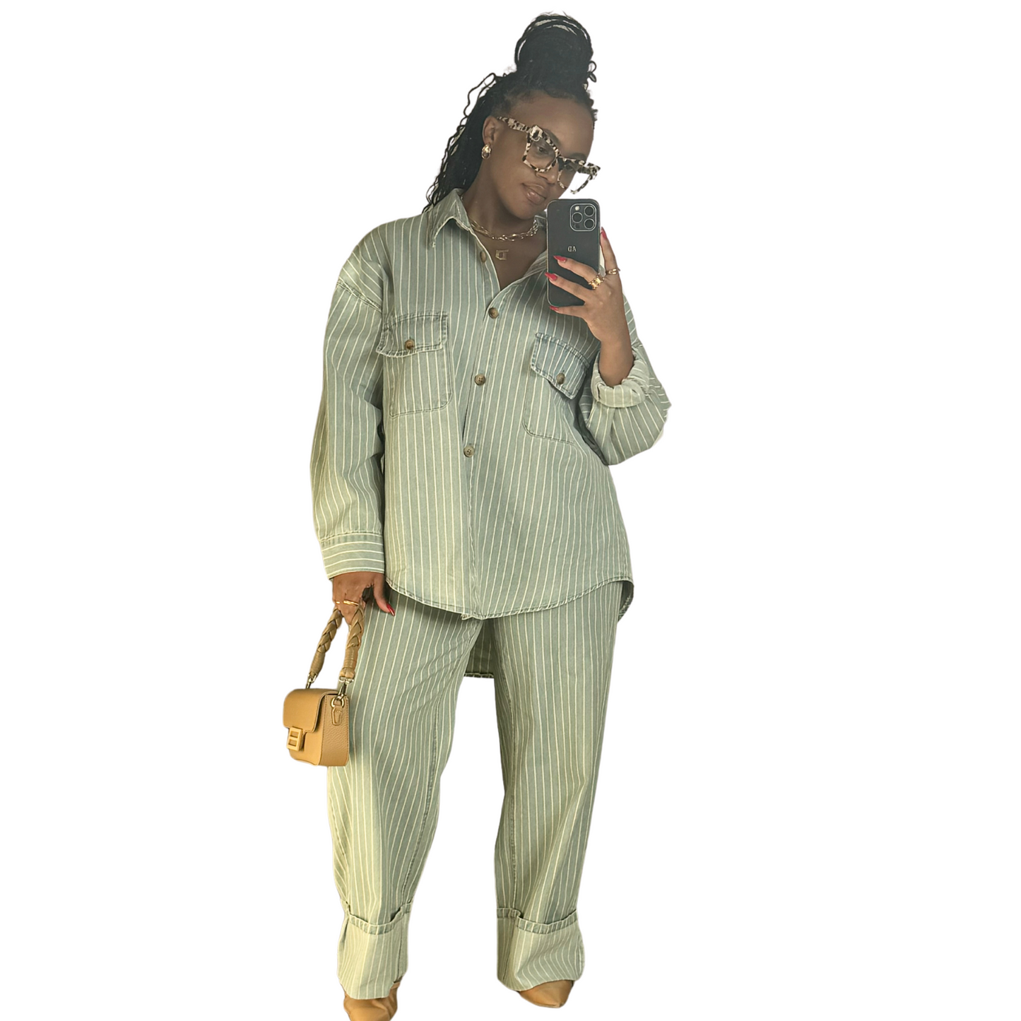 Stripe Me Shacket
