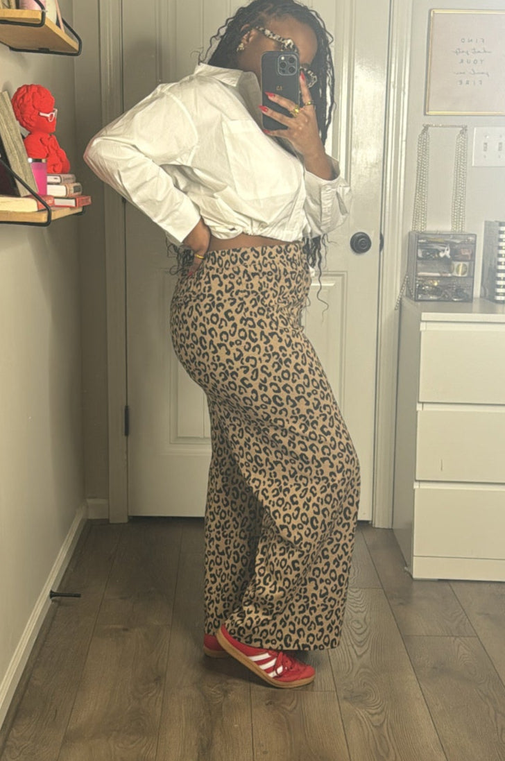 Casually Printed Pants
