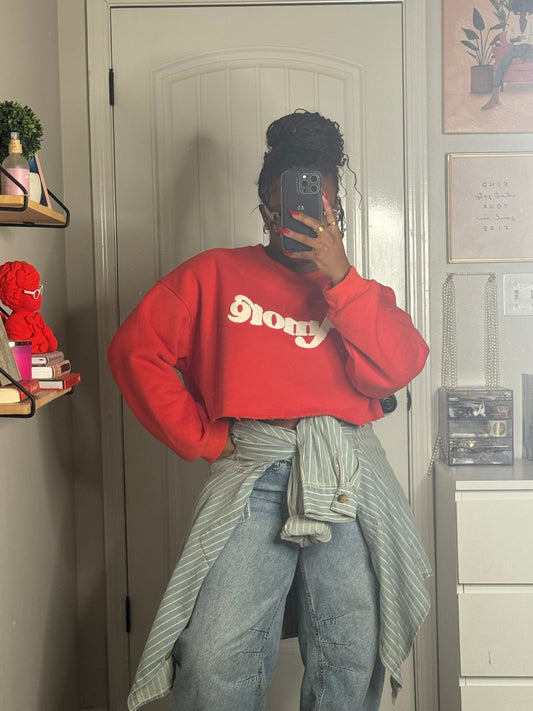 Amore Cropped Sweater