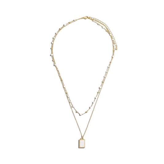 Perla Double Layered Necklace